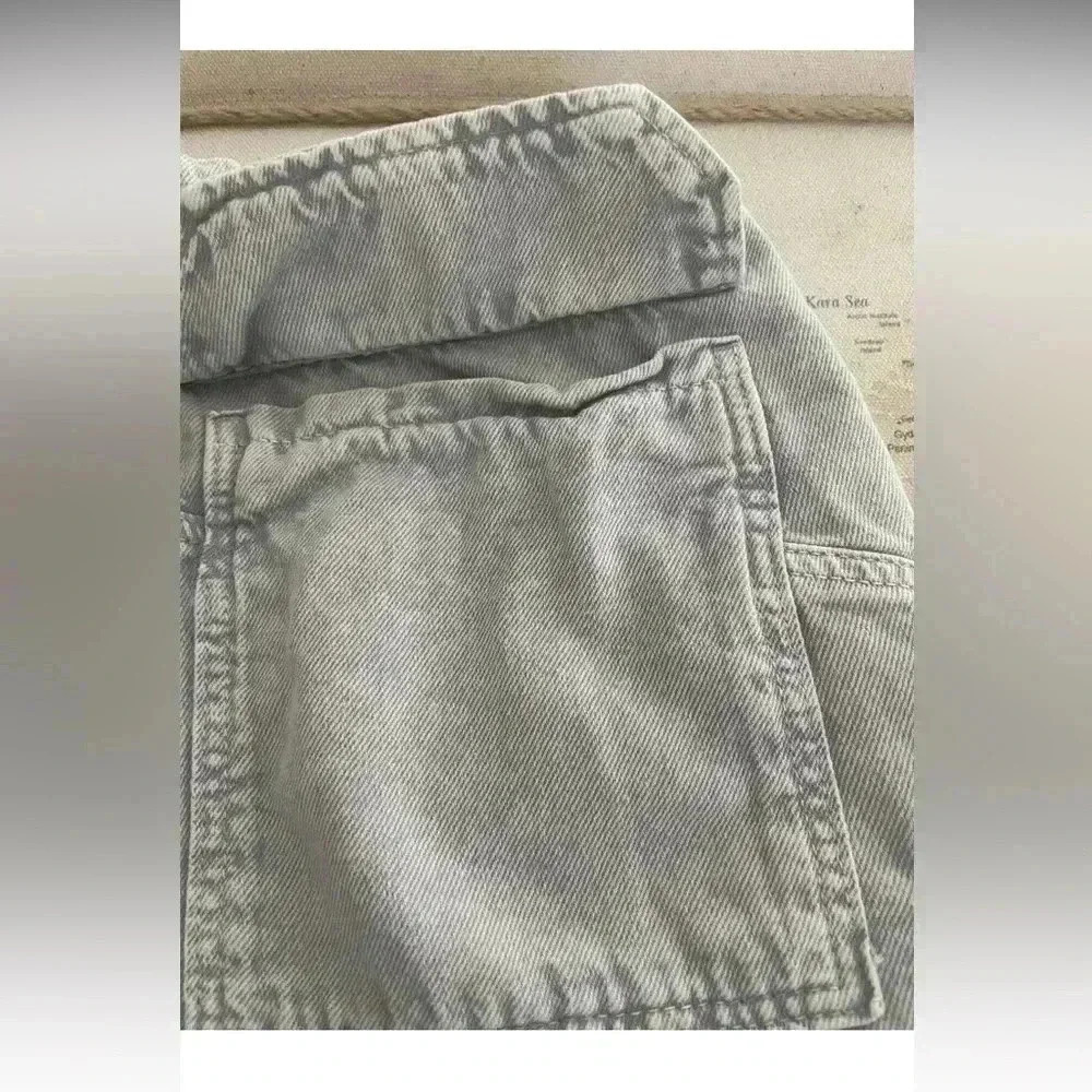 Zara Parachute Cargo Jeans Size 9 - Picture 5 of 10